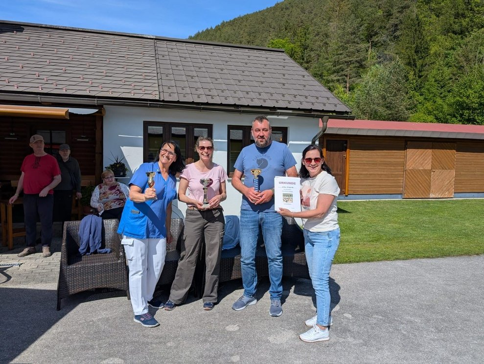 Natürlich durfte die Siegerehrung am Schluss nicht fehlen!