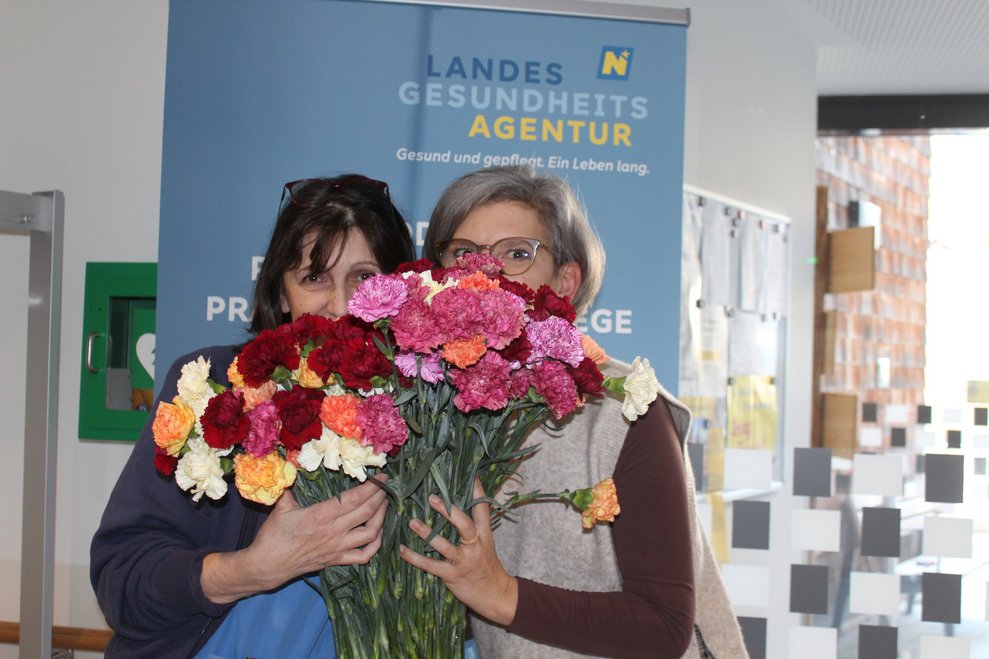 Unsere Direktorin und Pflege- und Betreuungsmanagerin...