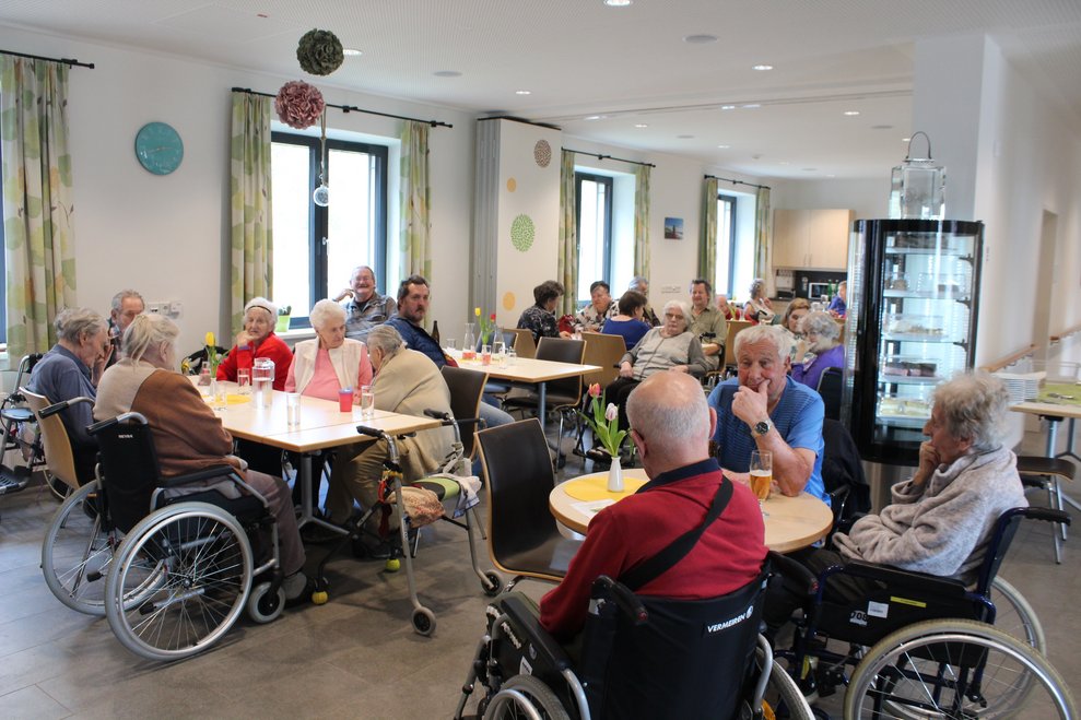 Das Osterkränzchen fand regen Anklang...