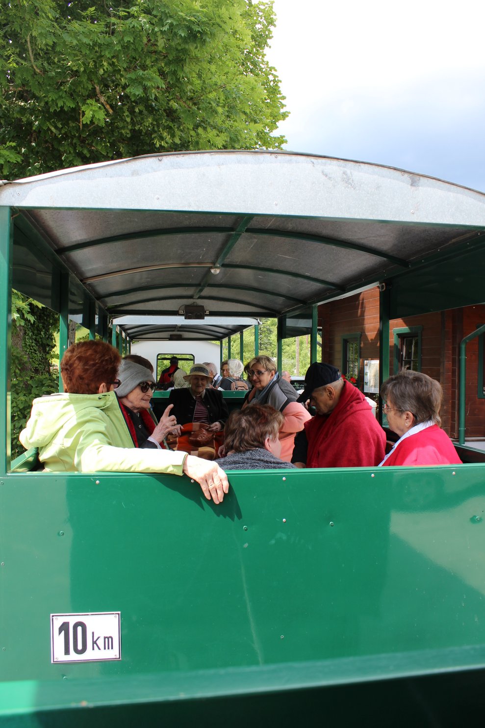 bevor es wieder mit dem Bummelzug...