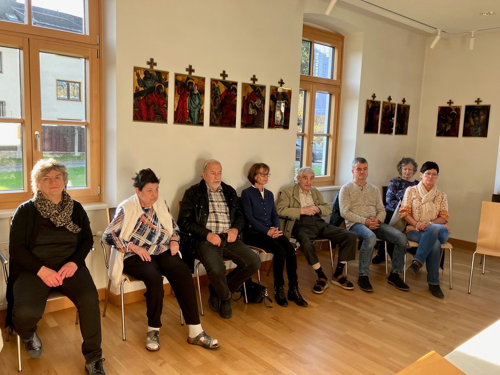 Alle Anwesenden fanden sich in der Kapelle des PBZ zusammen...