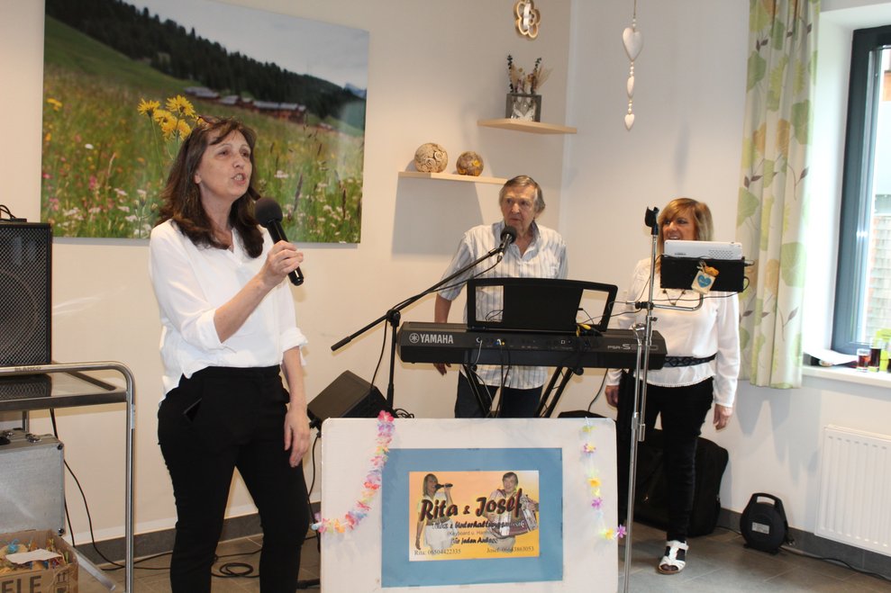 Nach der Eröffnung unserer PBM Maria Pöltzleithner...