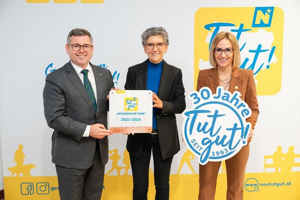 sowie die Auszeichnung als "Gesunder Betrieb" in Bronze.