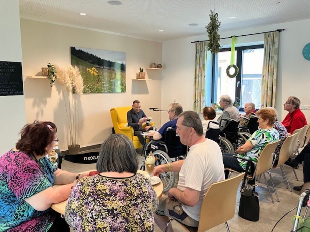 um den lustigen Geschichten...