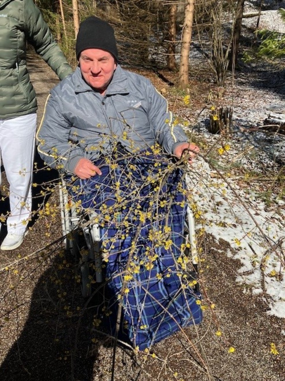 Ästchen und diverse Stecken für die Osterbuschen.