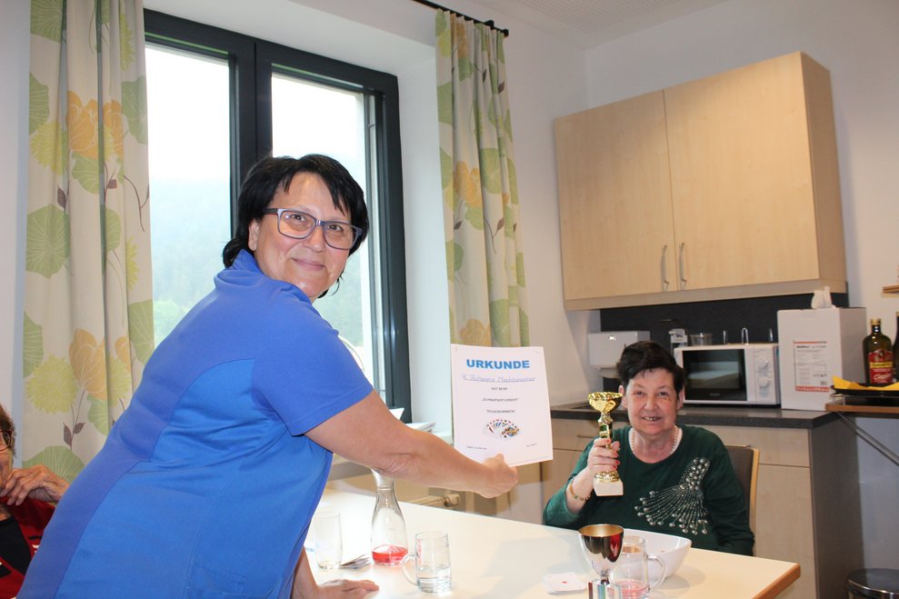 Platz 1: Frau Machhammer