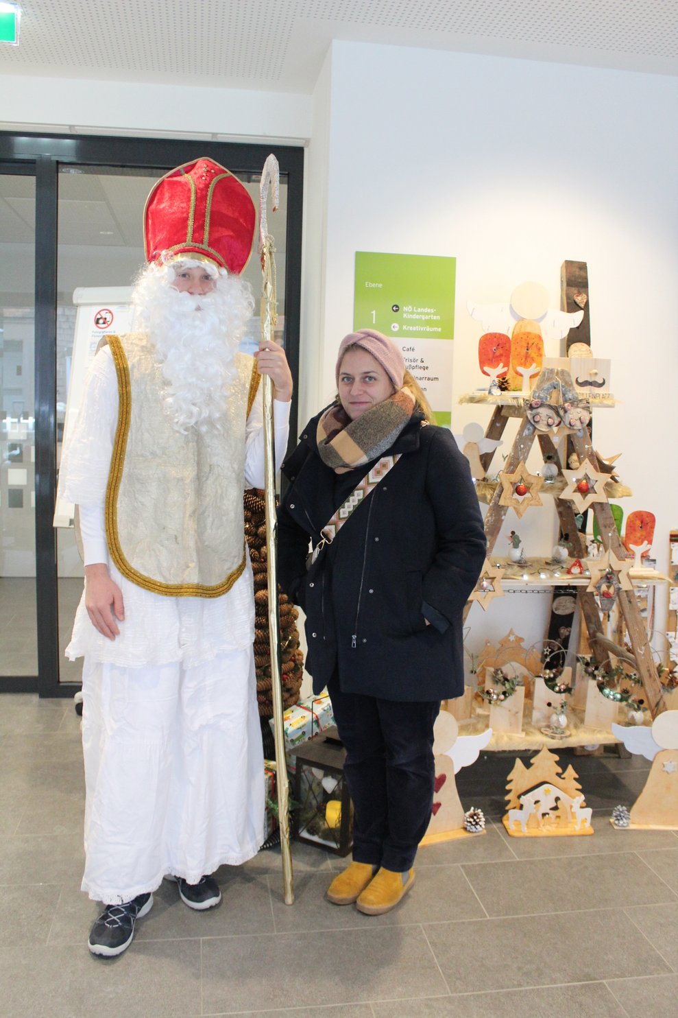 lockte neben Besuchern, auch den Nikolaus an.