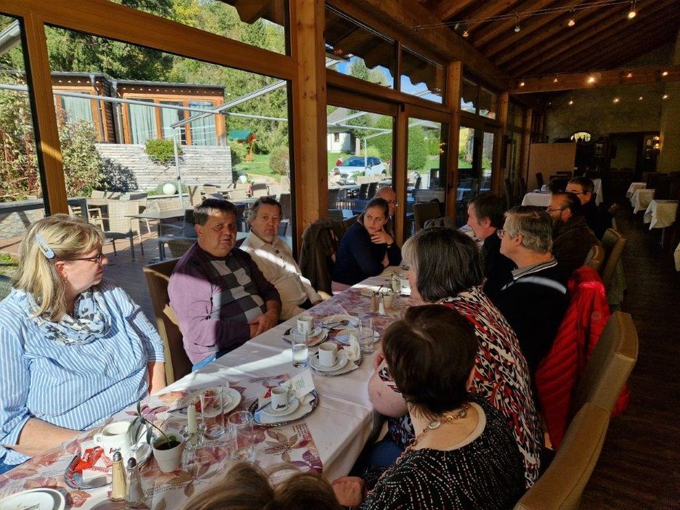 Kaffee und Kuchen gab es dann noch am Heimweg...
