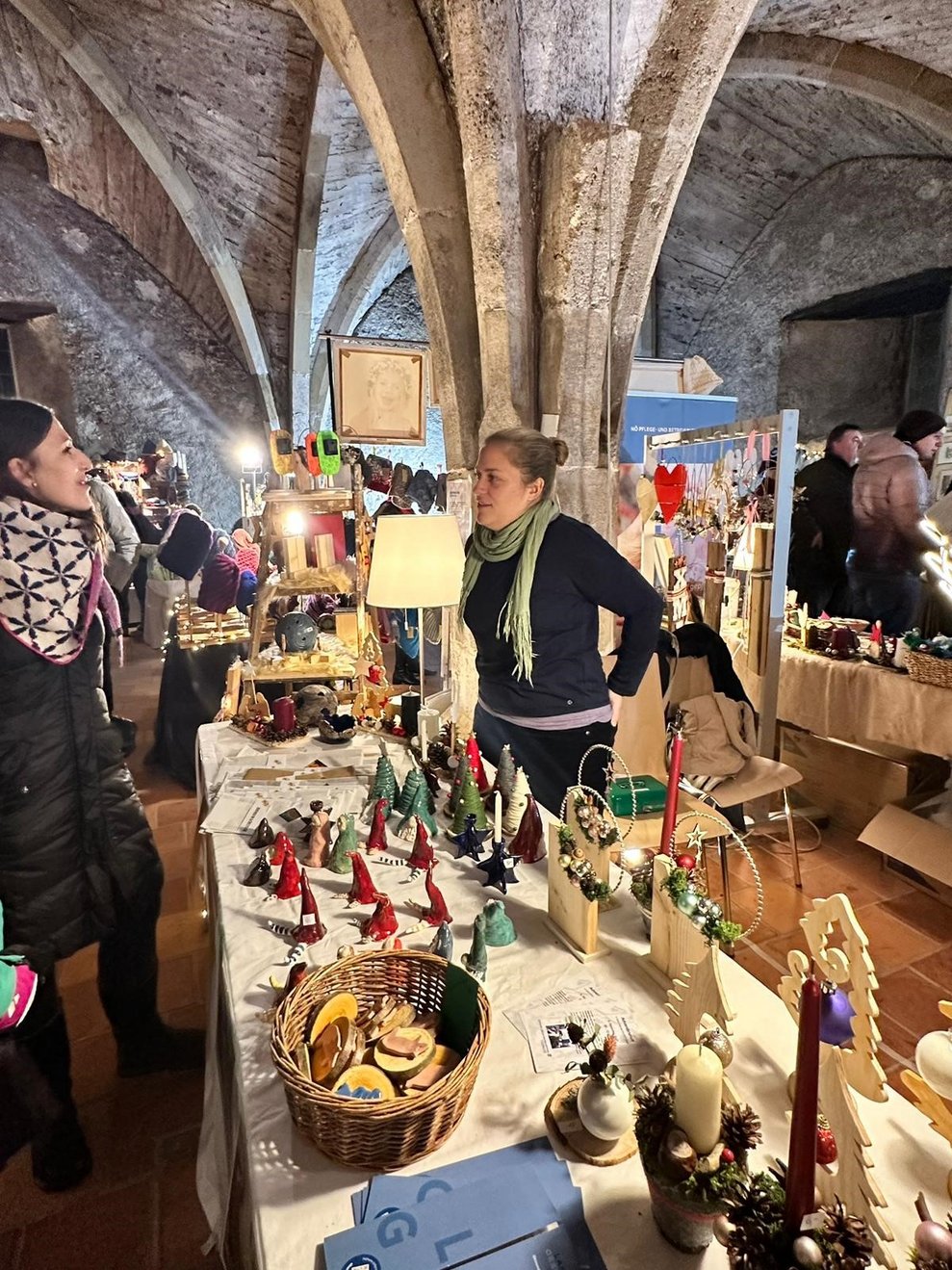 viel weihnachtliche Stimmung...