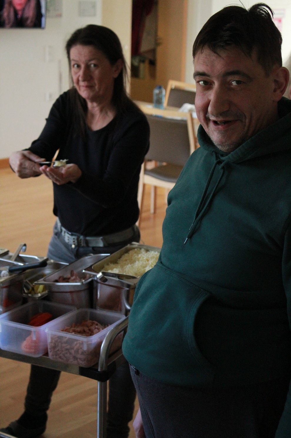 Pizza backen