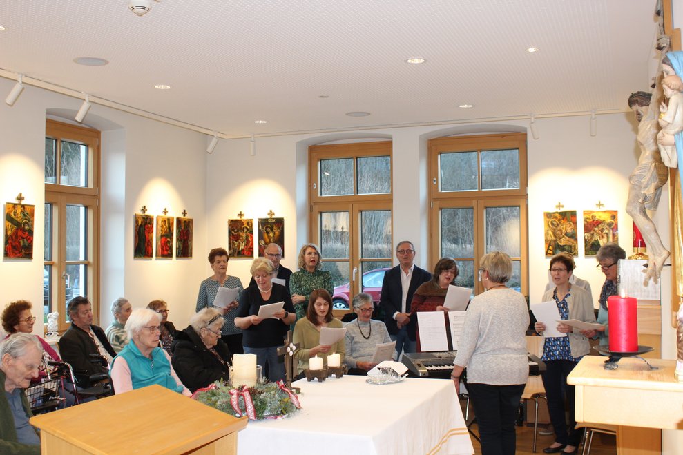 so genossen alle die letzte Messe des Jahres im PBZ.