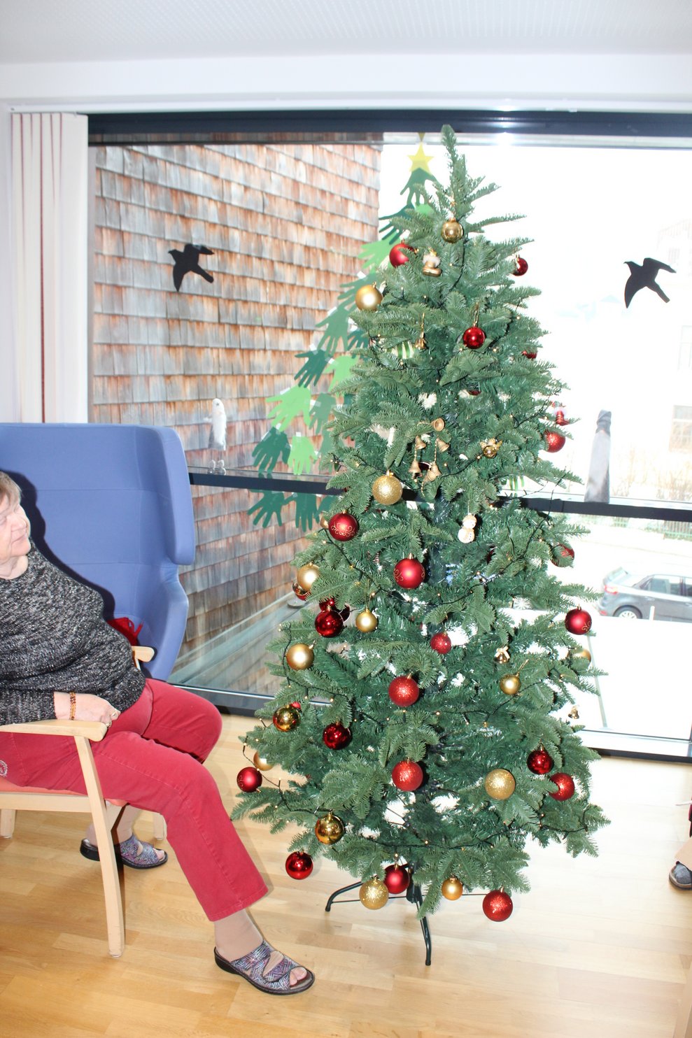 sondern auch in den Aufenthaltsbereichen...