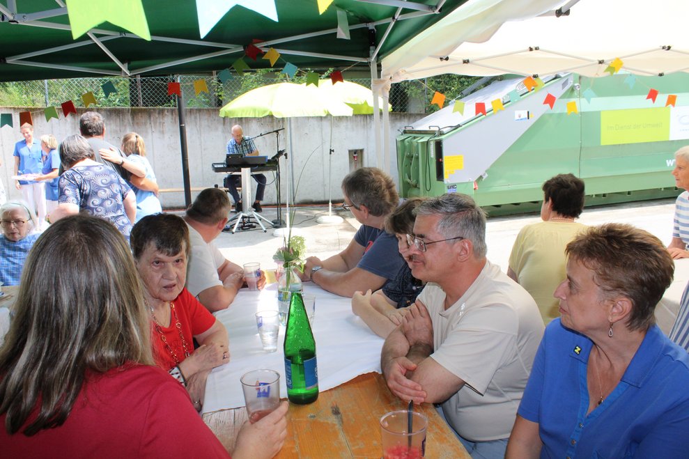 wieder viele unserer Bewohnerinnen...