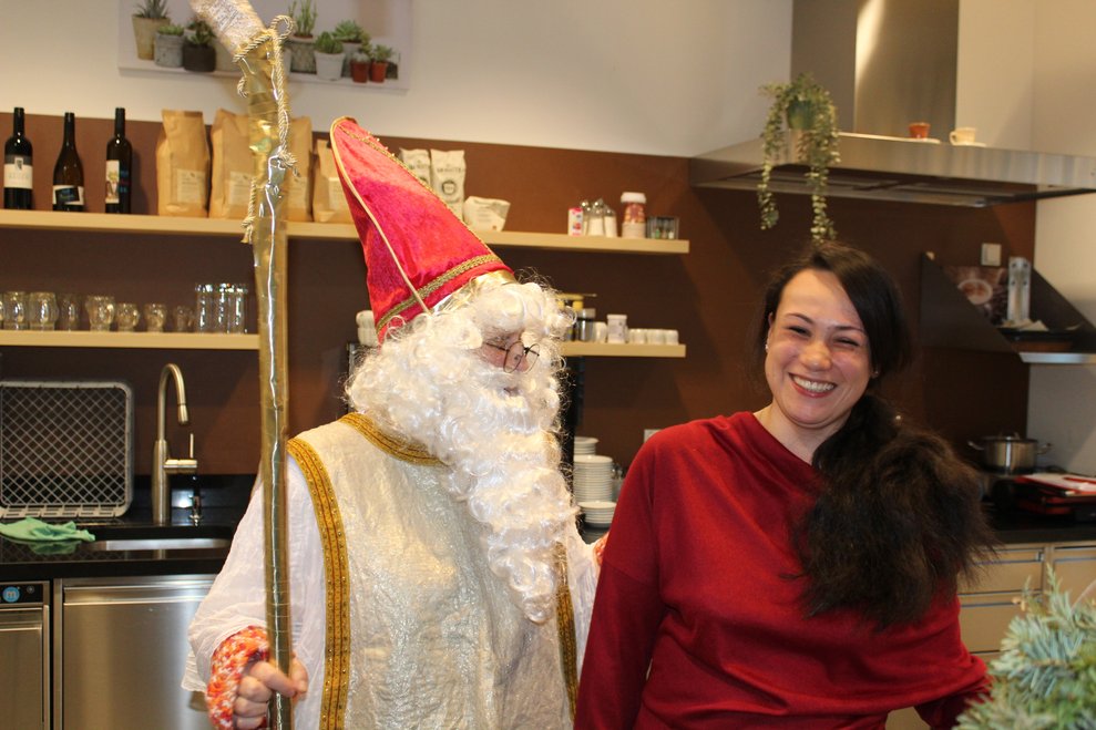 über den Besuch des Nikolo.