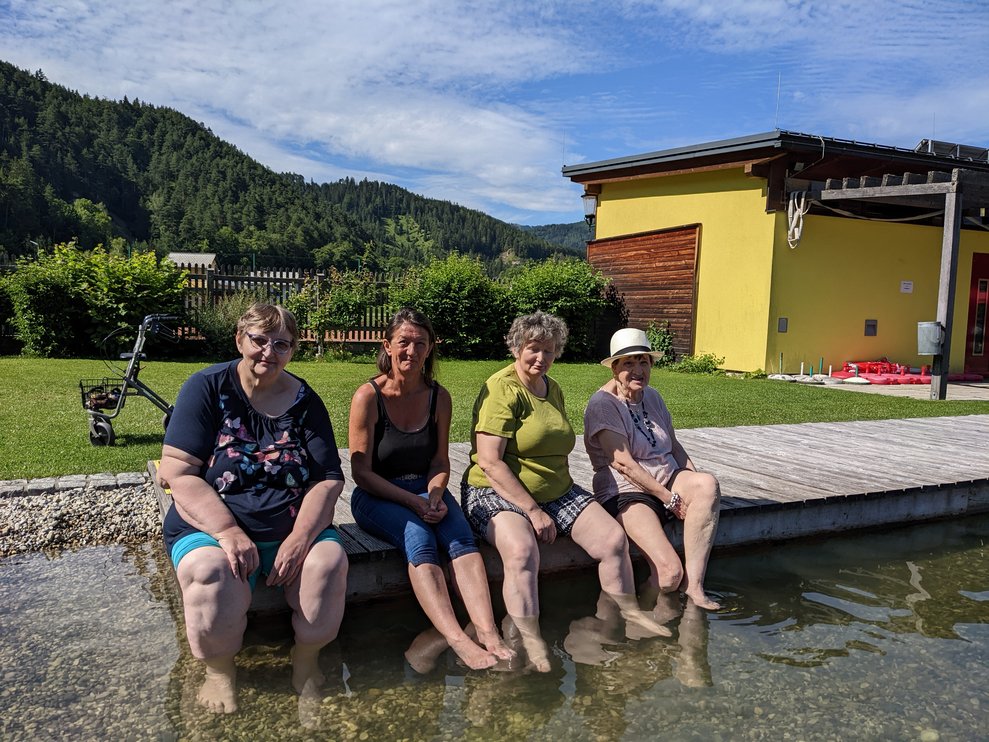 Besuch Naturschwimmbad
