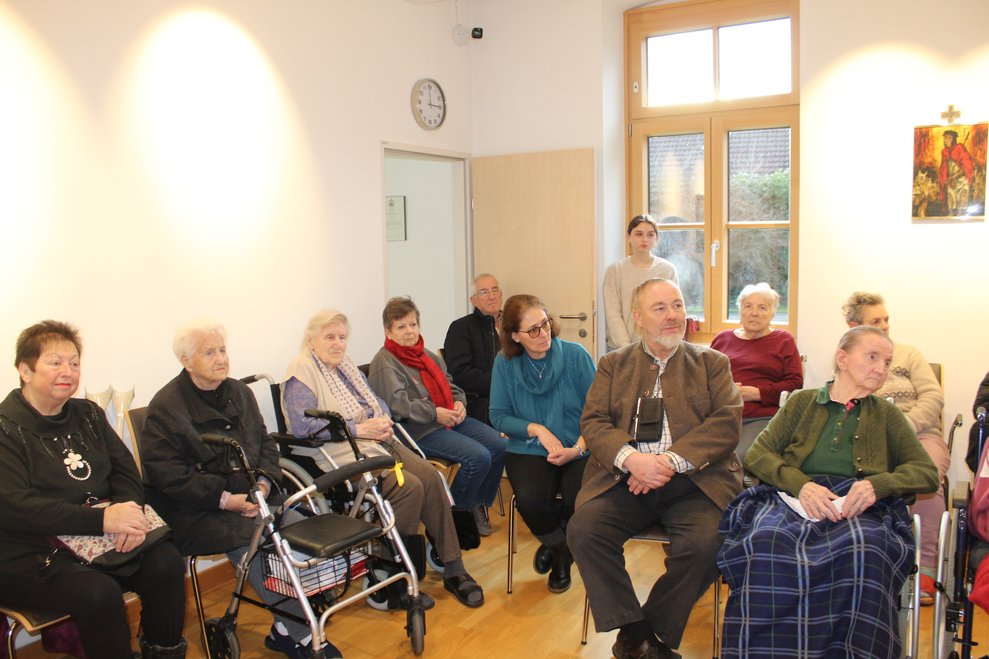 blickte mit den Bewohnern und Bewohnerinnen auf das letzte Jahr zurück.