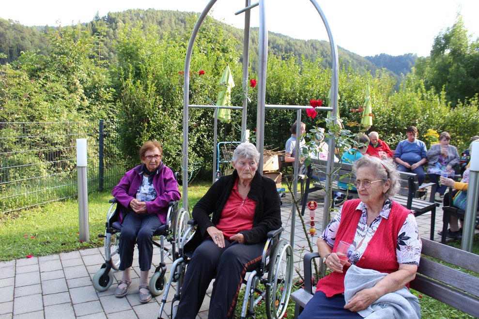 Entspannt lauschten alle den angenehmen Klängen...