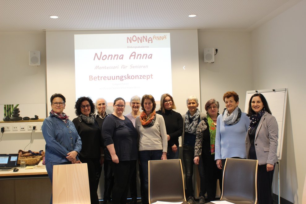 Die MitarbeiterInnen freuten sich sehr neue Ansätze in der Betreuung...