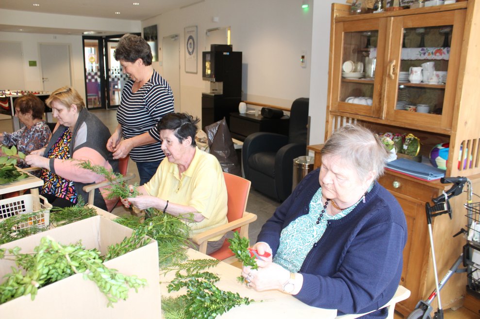verarbeiteten unsere Bewohnerinnen und Bewohner...