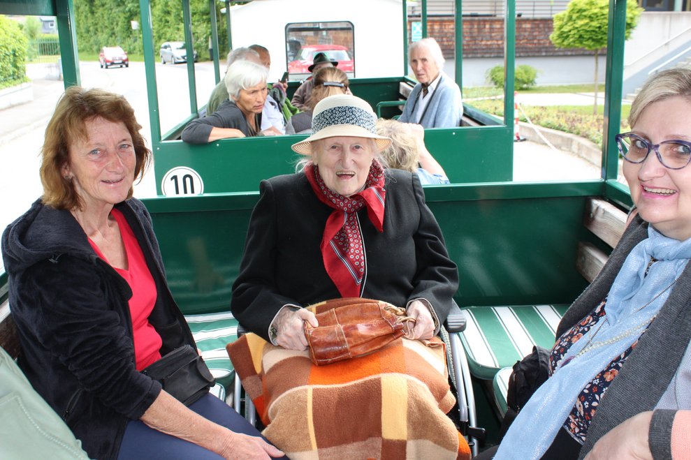 freuten sich alle auf den Ausflug...