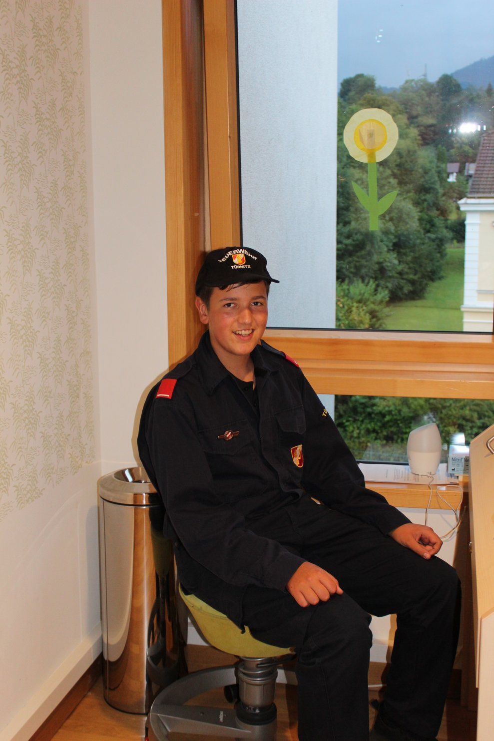 die Feuerwehrjugend...