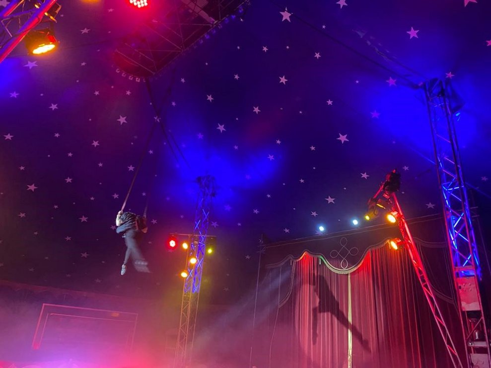 Akrobatische Übungen...