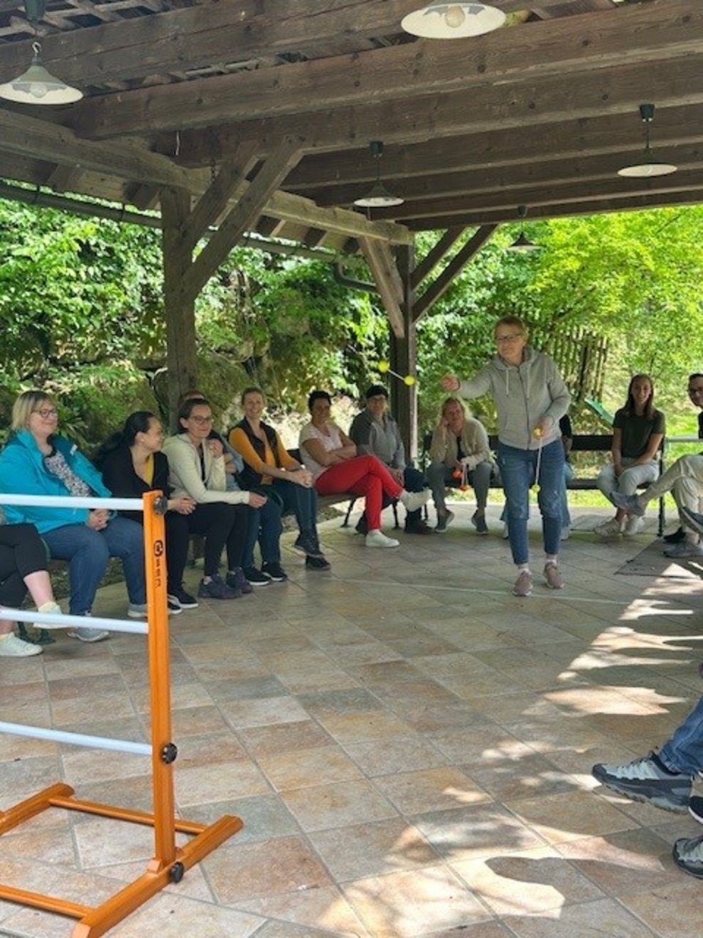 Bei vielen verschiedenen Aktivitäten...