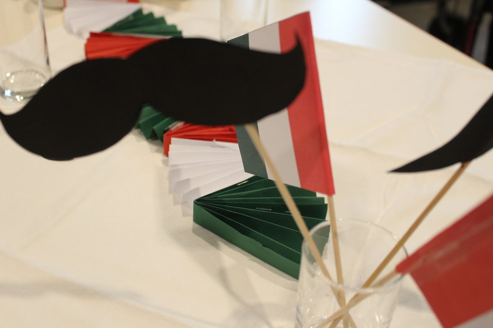 Die schöne italienische Deko,...