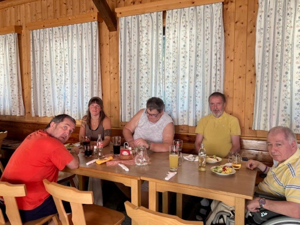 Bei einer stärkenden Mahlzeit...