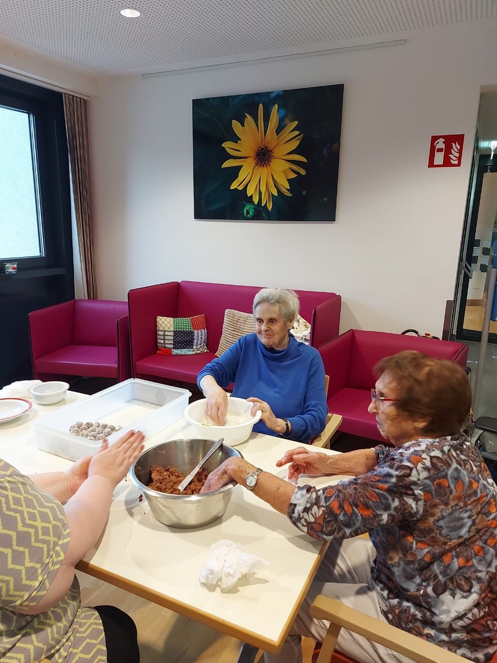 Beim Kekse backen,...