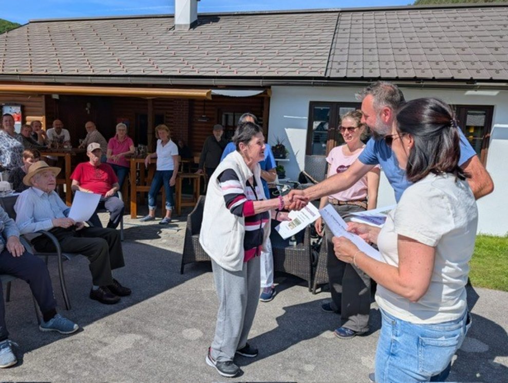 wurde gespannt auf die ersten Plätze gewartet.
