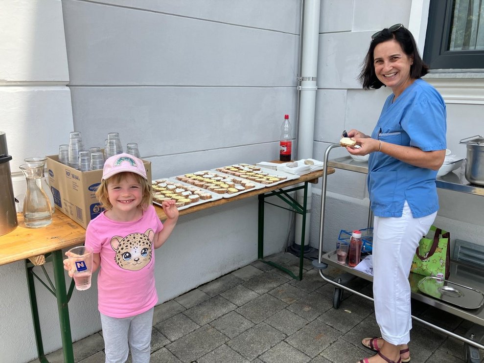 Sichtbar viel Freude...