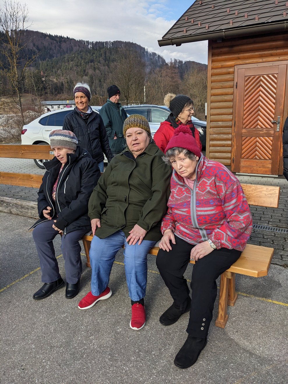 Bei wunderschönem Frühlingswetter...