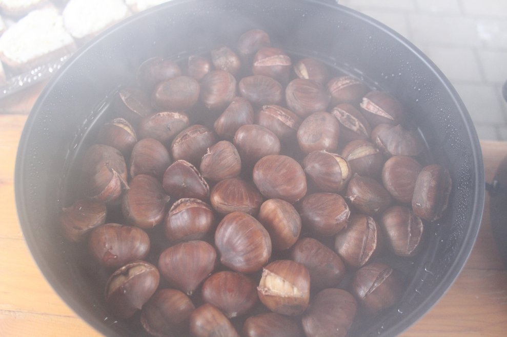 Es könnte auch der leckere Geruch von Maroni...