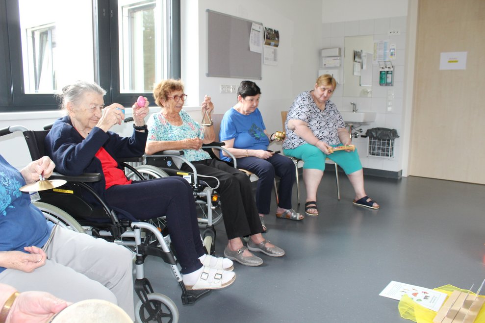 Und genau dafür trafen sich einige unserer Bewohnerinnen...