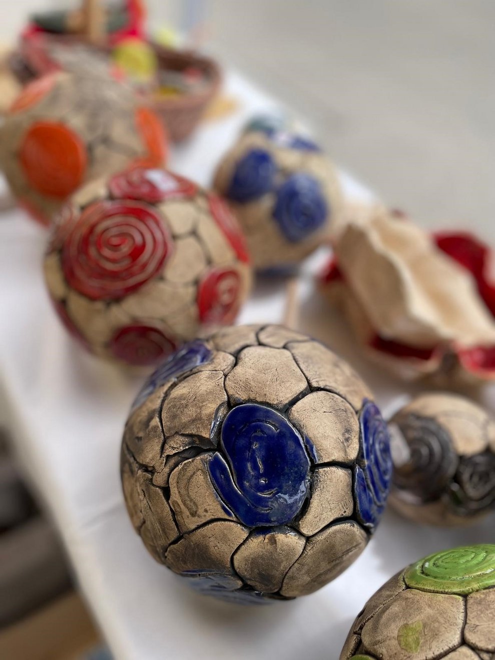 den selbstgebastelten Kleinigkeiten...