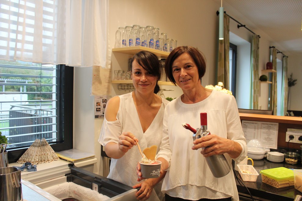 Unser Team im Kaffeehaus...