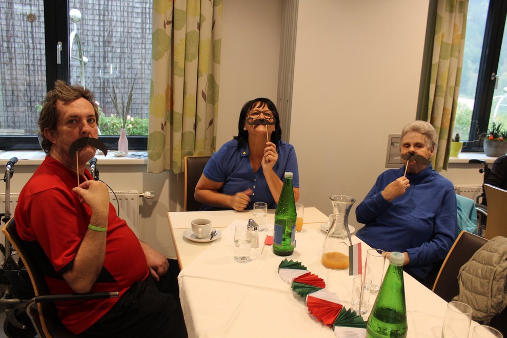 brachte sofort gute Stimmung.