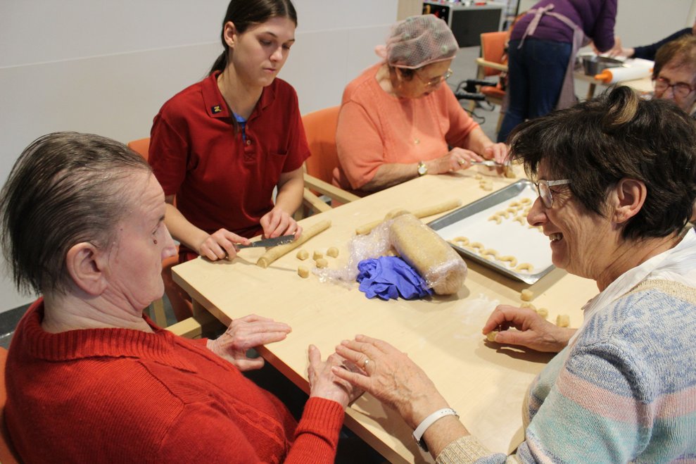 Zwischendurch wurden alte und neue Rezepte ausgetauscht...