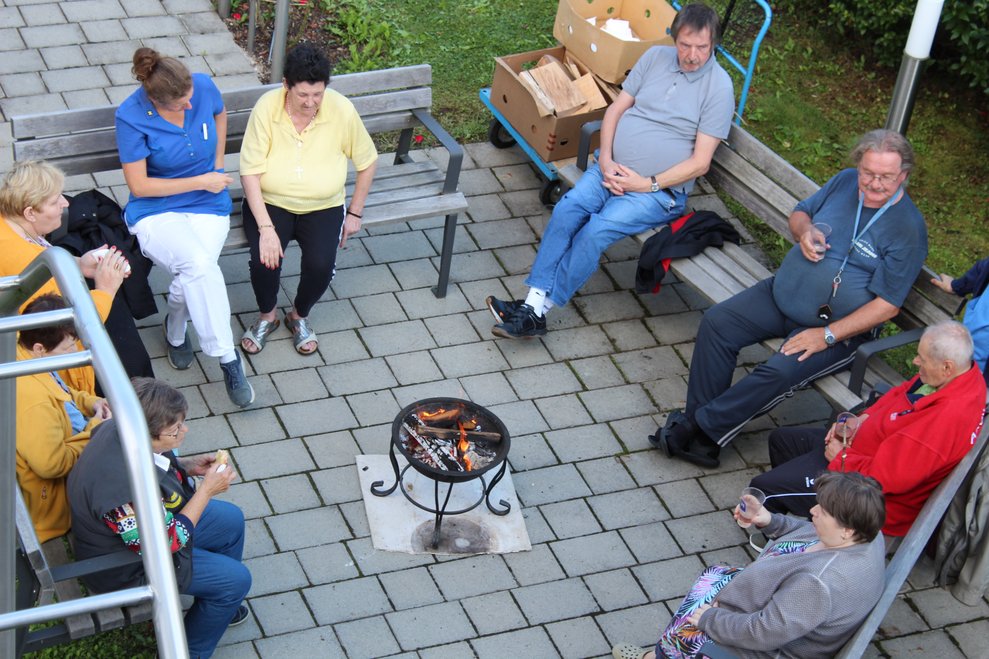 und es wurde viel gequatscht und gelacht.