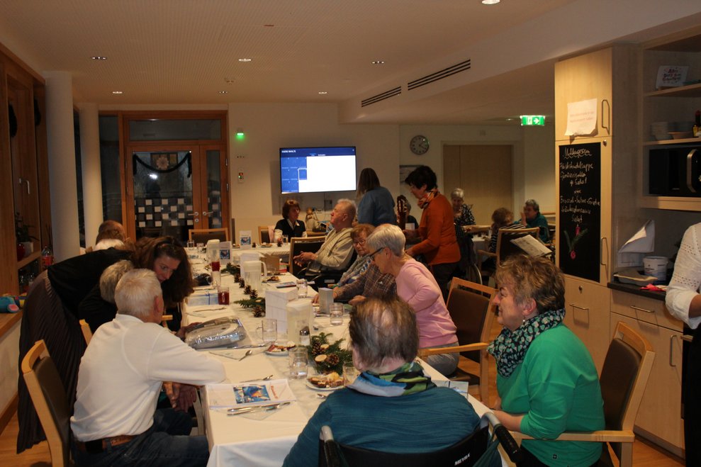 beim Weihnachtsfest...