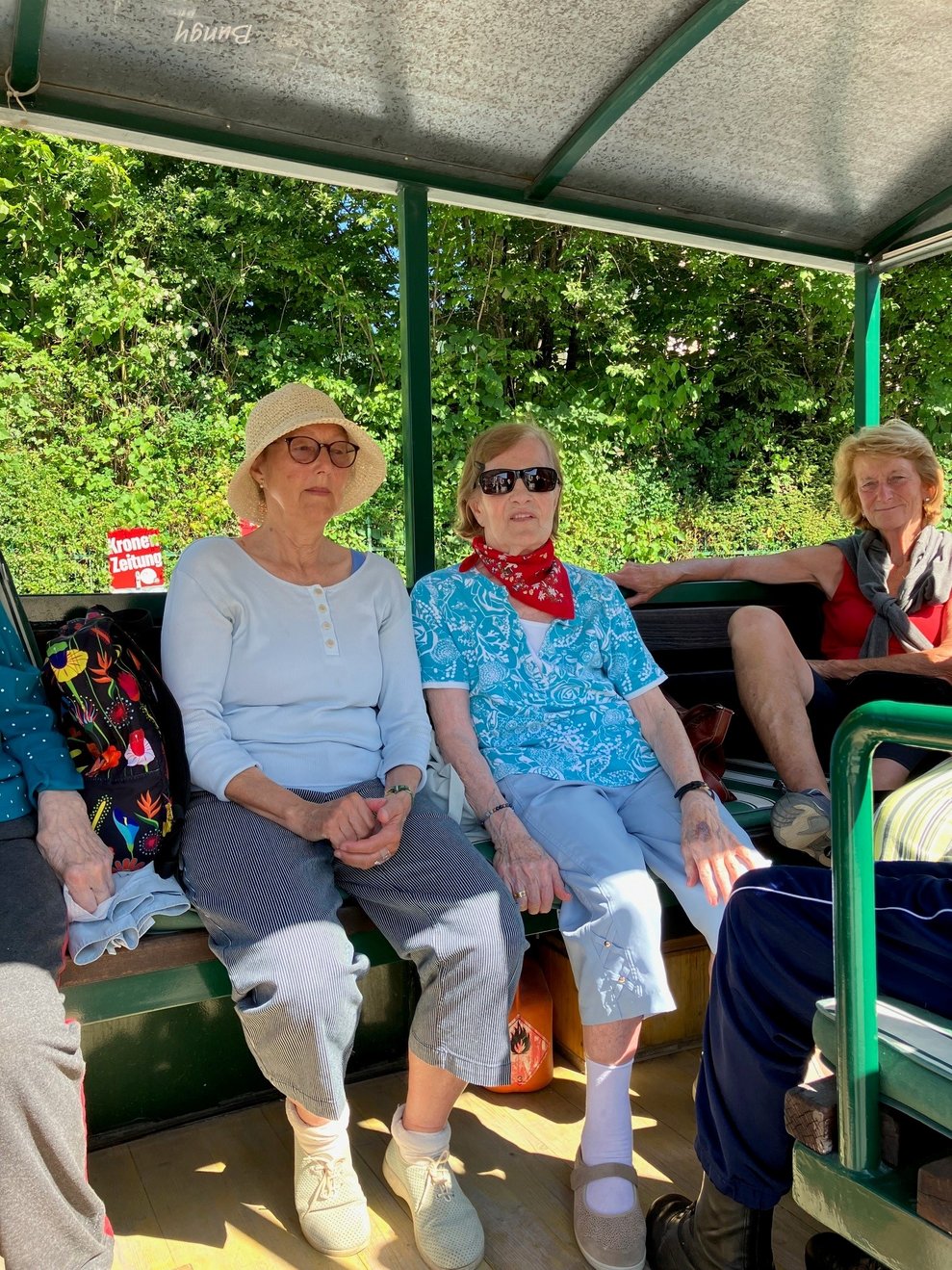 Schnell war der Zug gefüllt...