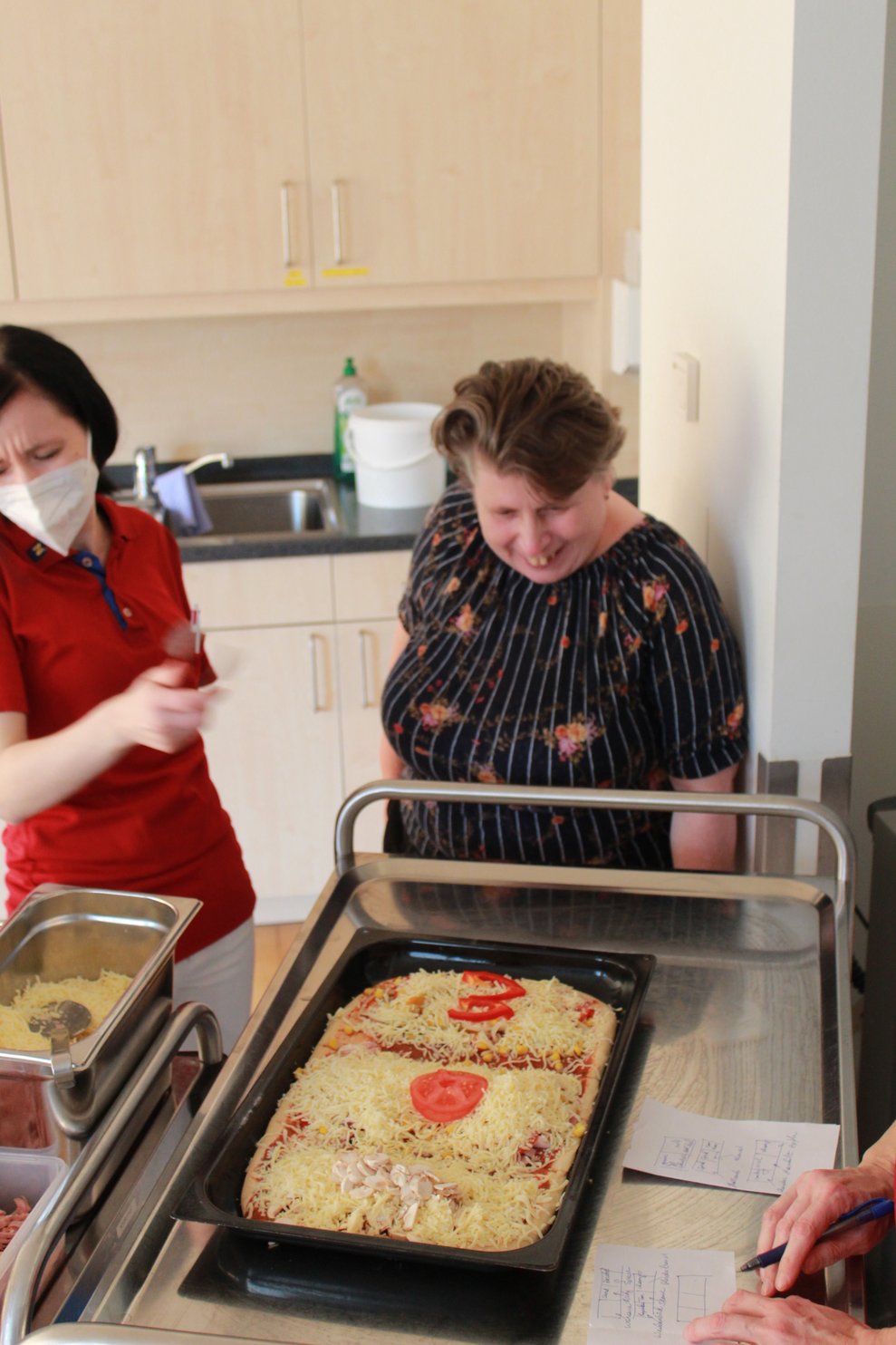 Pizza backen