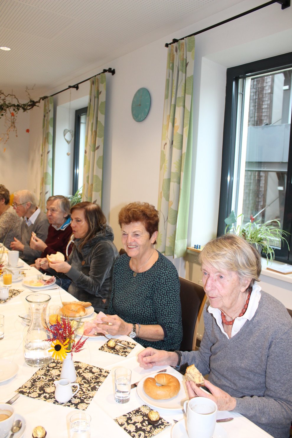 Es wurde über das vergangene Jahr und die vielen Ereignisses gesprochen...