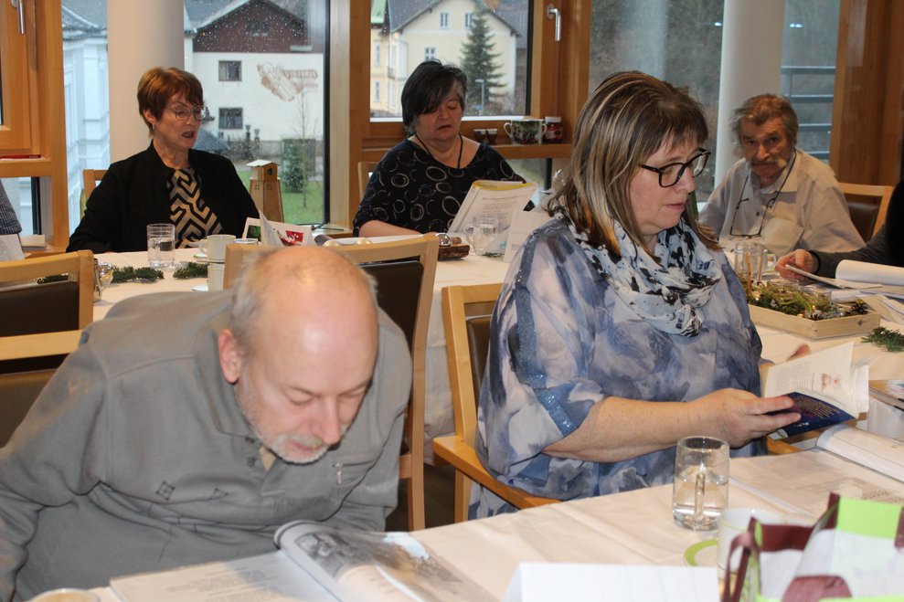 So waren die Bewohnerinnen und Bewohner schon am Nachmittag...