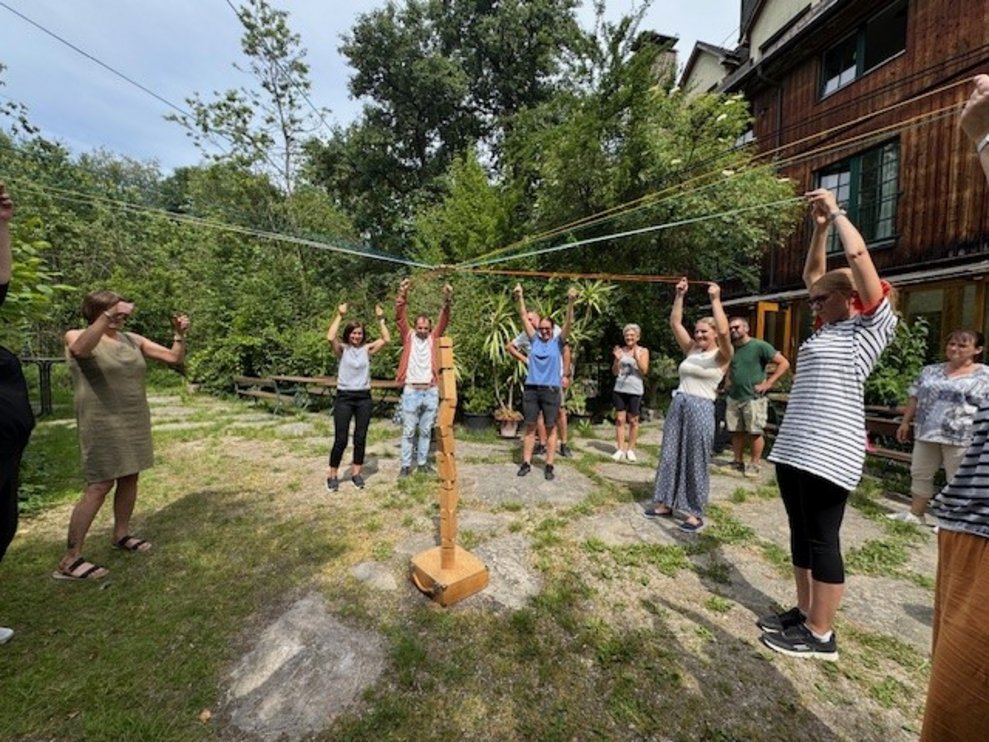 bei Schönwetter genauso über die Spiele...