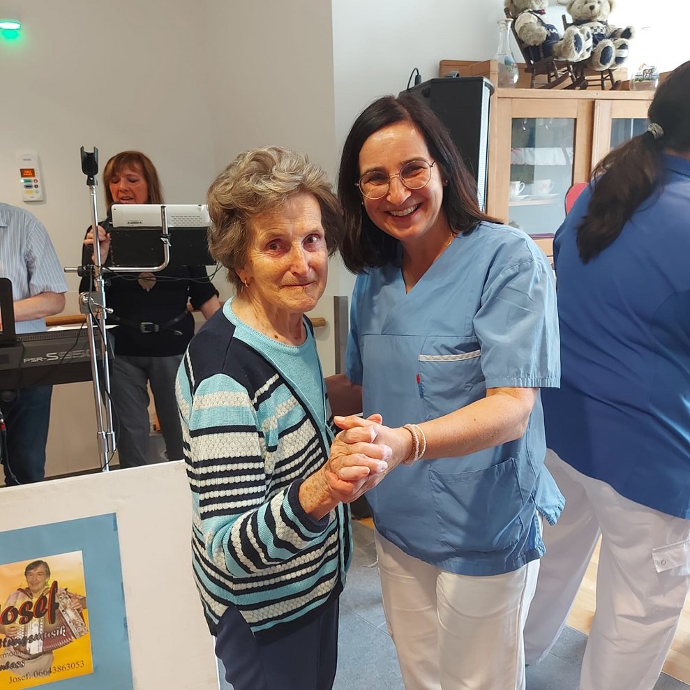 Muttertagsfeier gemeinsam.