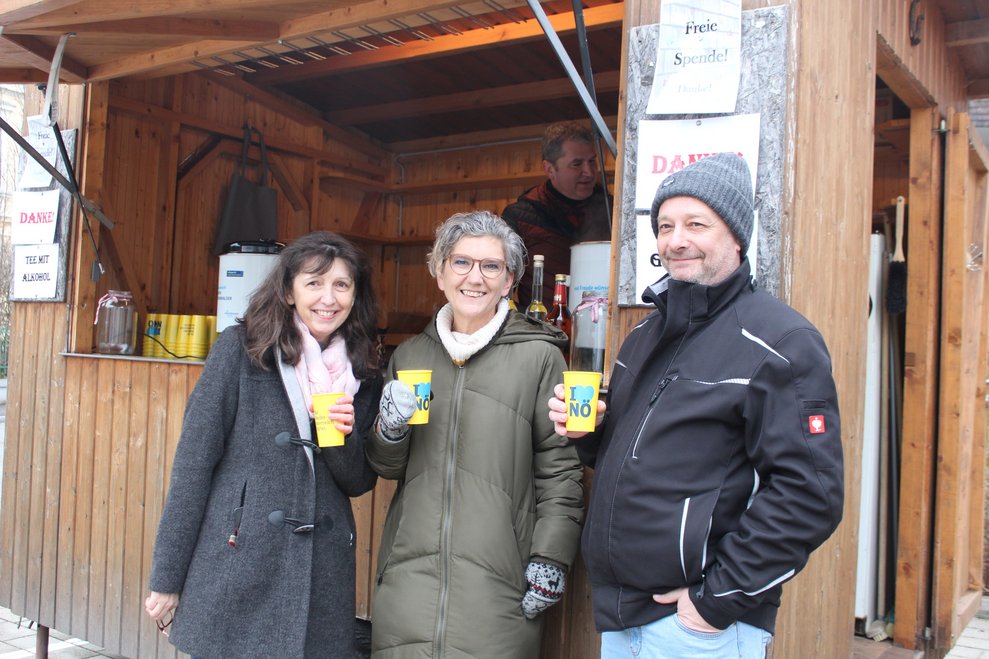 Die MitarbeiterInnen und BewohnerInnen...