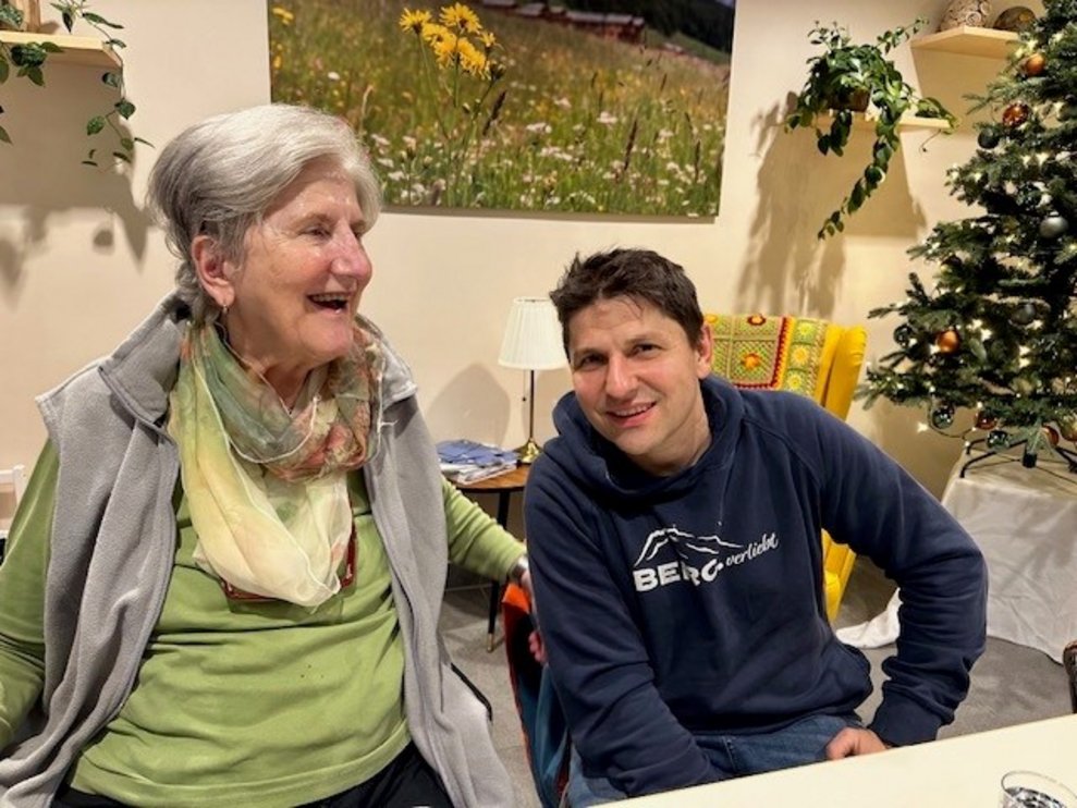 sichtlich amüsierten...