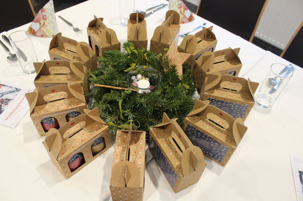 Es gab eine kleine Aufmerksamkeit...